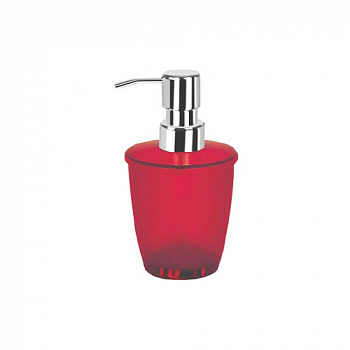 Емкость для жидкого мыла TORONTO пластик 15,5х8,5 см красная, Spirella, 1006771