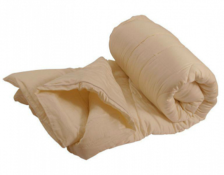 Одеяло Wellness A221B кремовое, полиэстер 150 г/м, 200х220 см, чехол 100% хлопок, 4630005369565