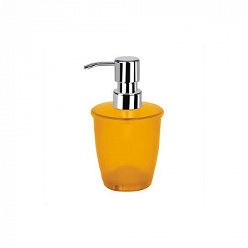 Емкость для жидкого мыла TORONTO пластик 15,5х8,5 см оранжевая, Spirella, 1010507